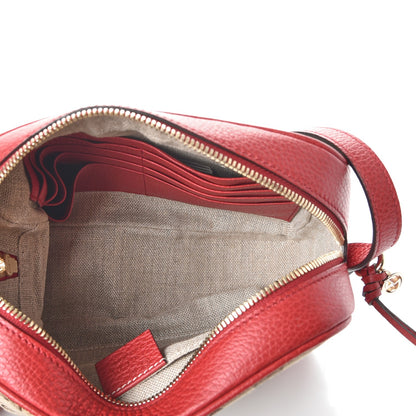 Gucci Monogram Mini Bree Messenger Bag Red 5 of 7