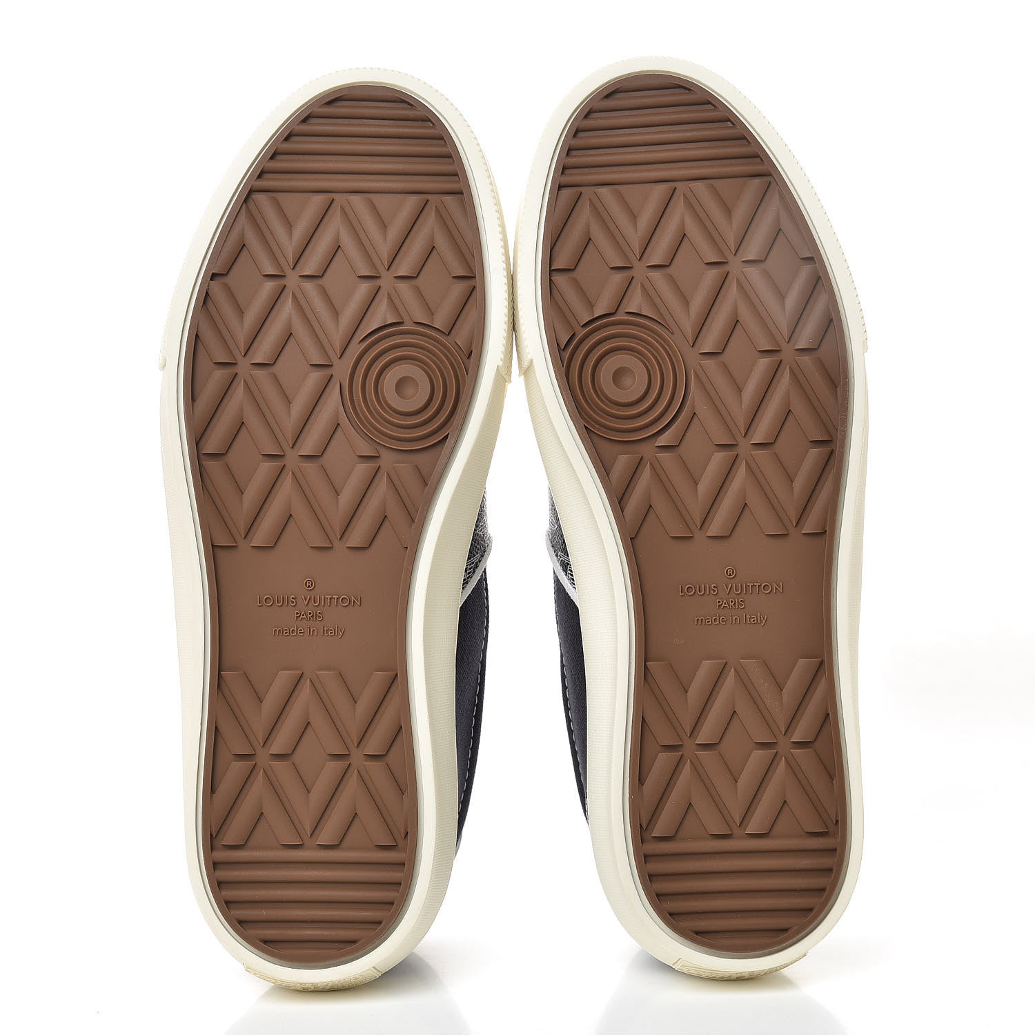 Louis Vuitton Savane Monogram Trocadero Slip On Sneakers 6 Encre 7 of 11
