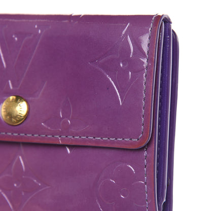 Louis Vuitton Vernis Elise Wallet Purple 8 of 12