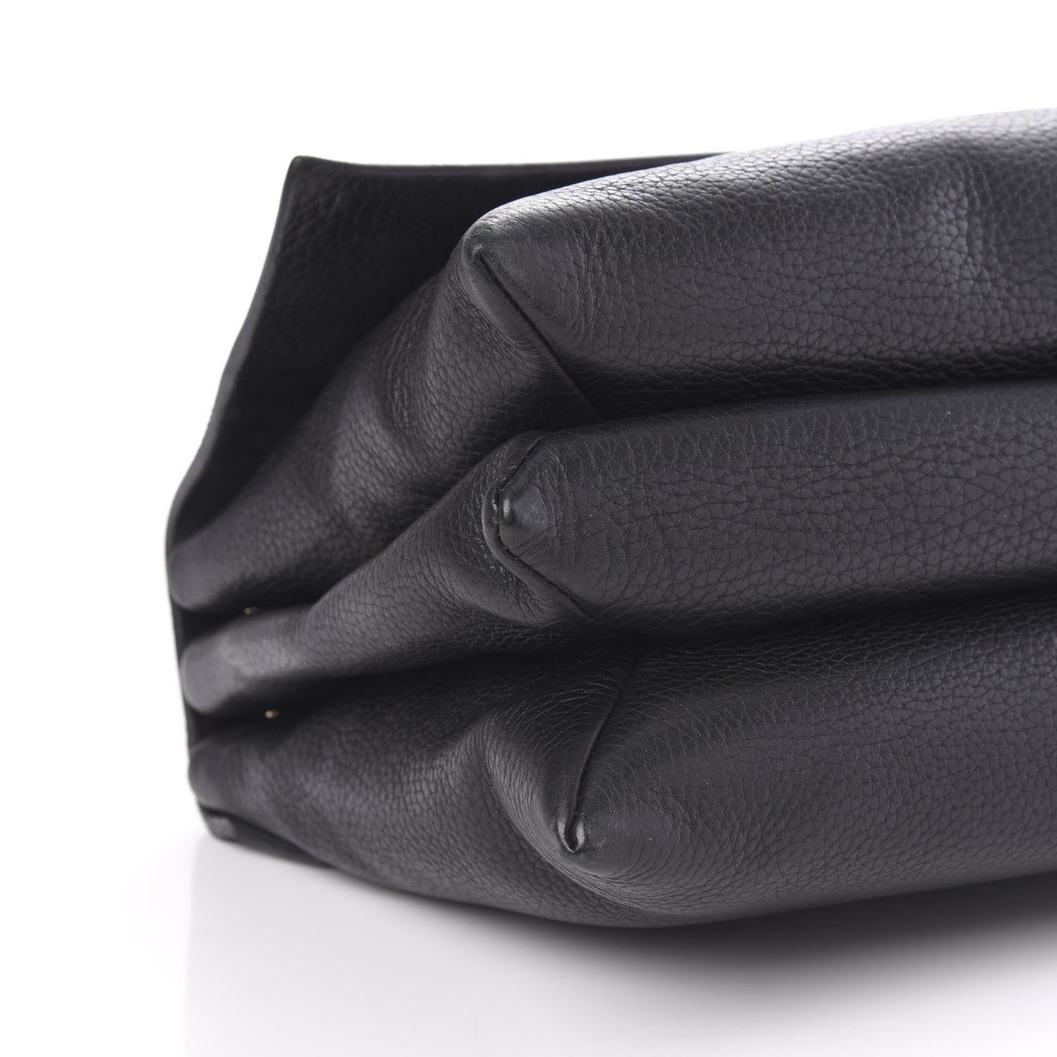 Lanvin Grained Calfskin Medium Sugar Flap Shoulder Bag Black 6 of 12