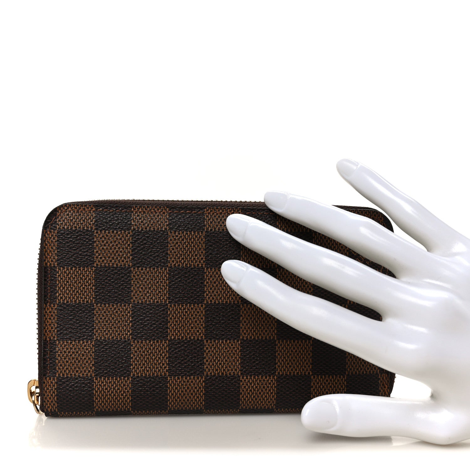 Louis Vuitton Damier Ebene Zippy Organizer Wallet 2 of 9