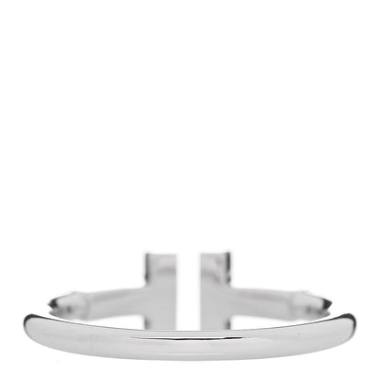 Tiffany 18K White Gold T Wire Ring 50 5.5 3 of 4