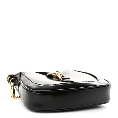 Gucci Boarded Dyana Lux Calfskin Nano Jackie 1961 Hobo Black 4 of 10
