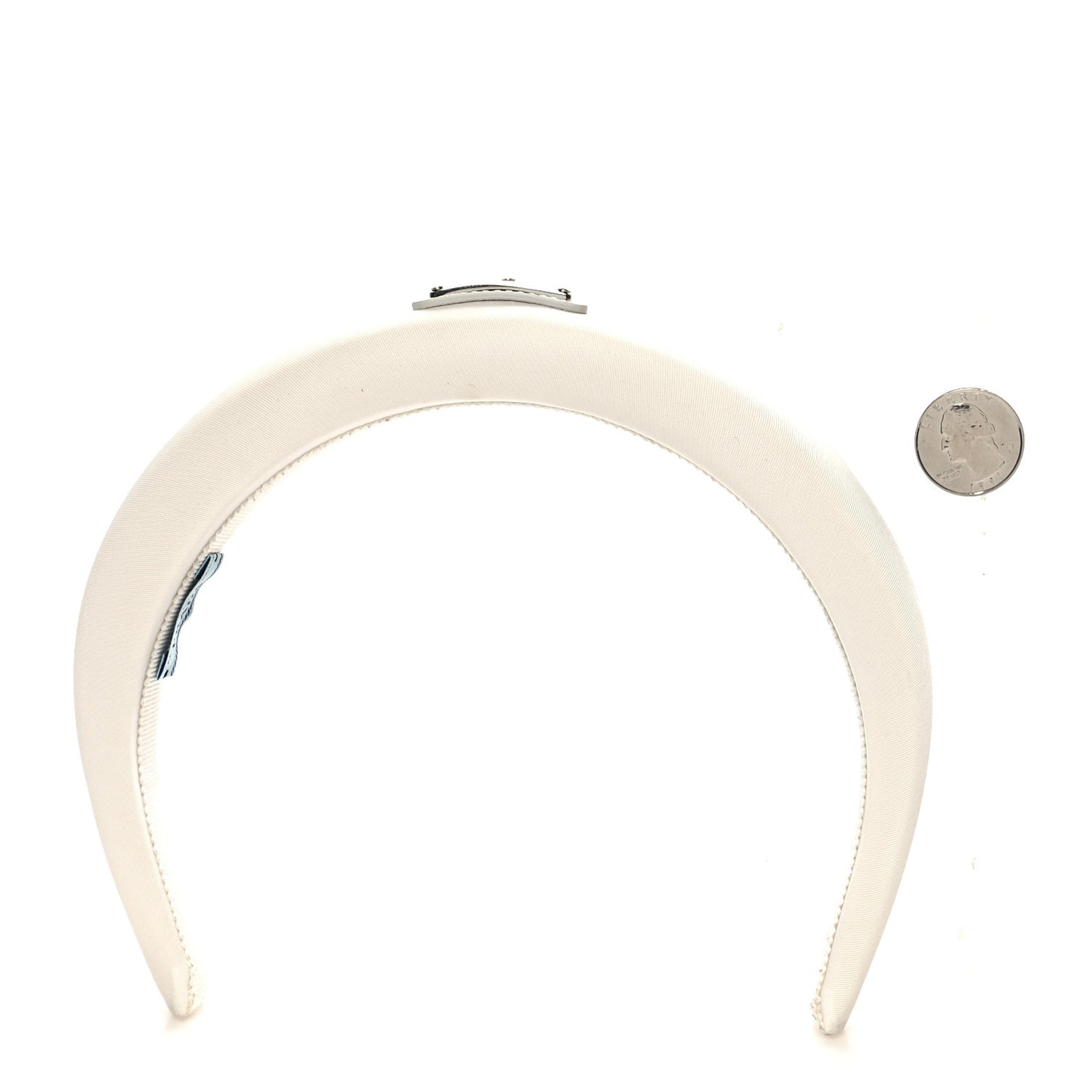 Re-Nylon Triangle Logo Headband White