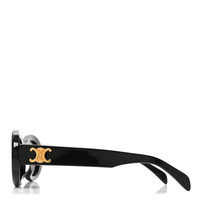 Celine Acetate Triomphe 01 Sunglasses CL 40194U Black 3 of 7