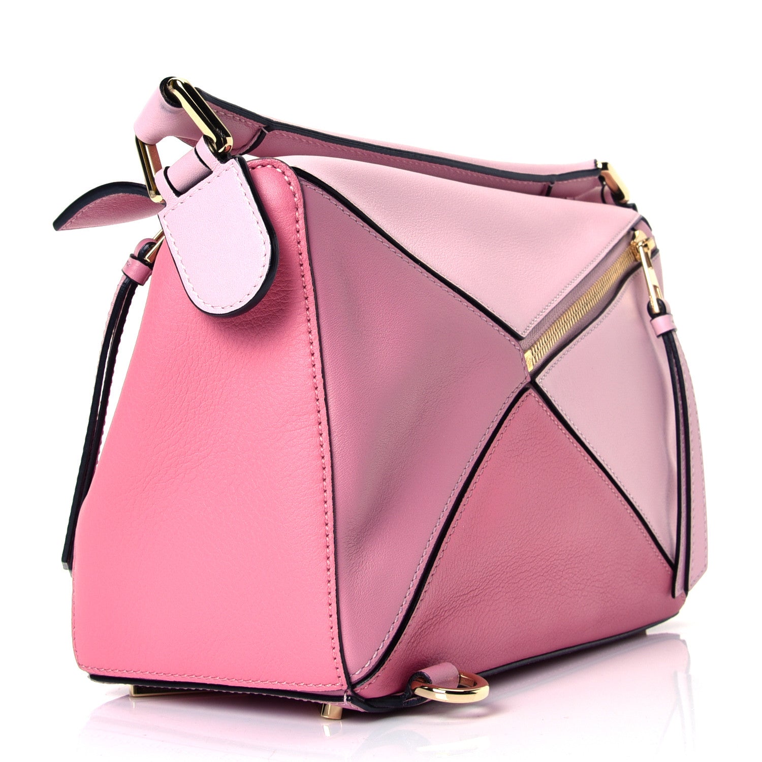 Loewe Calfskin Small Puzzle Bag Rosa 3 of 5