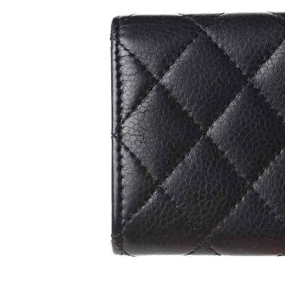 Chanel Caviar Quilted Flap Card Holder Black 11 of 11