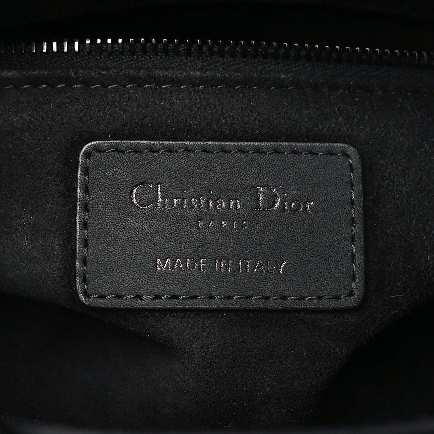 Ultra Matte Calfskin Cannage Small My ABCDior Lady Dior Black