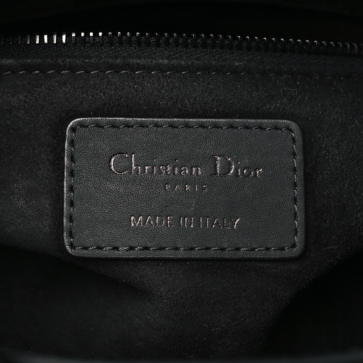 Christian Dior Ultra Matte Calfskin Cannage Small My ABCDior Lady Dior Black 6 of 10
