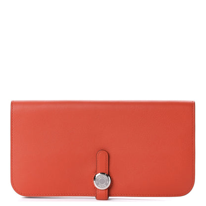 Hermes Evercolor Dogon Recto Verso Wallet Capucine 1 of 11
