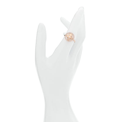 Louis Vuitton 18K Pink Gold Diamond BB Blossom Ring 54 6.75 2 of 7