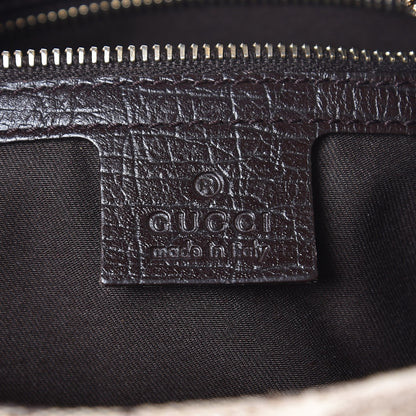Gucci Monogram Medium Horsebit Chain Hobo Dark Brown 6 of 9