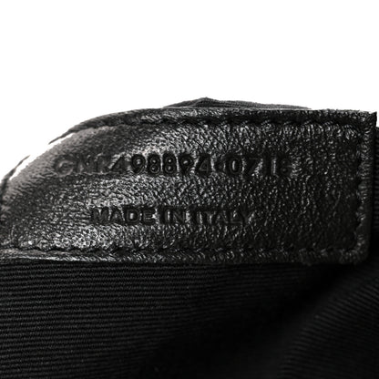 Saint Laurent Crinkled Calfskin Matelasse Monogram Medium Niki Chain Satchel Fog 7 of 10