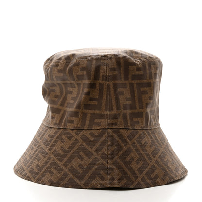 Fendi Technical Fabric FF Reversible Bucket Hat S Tobacco Beige 11 of 15