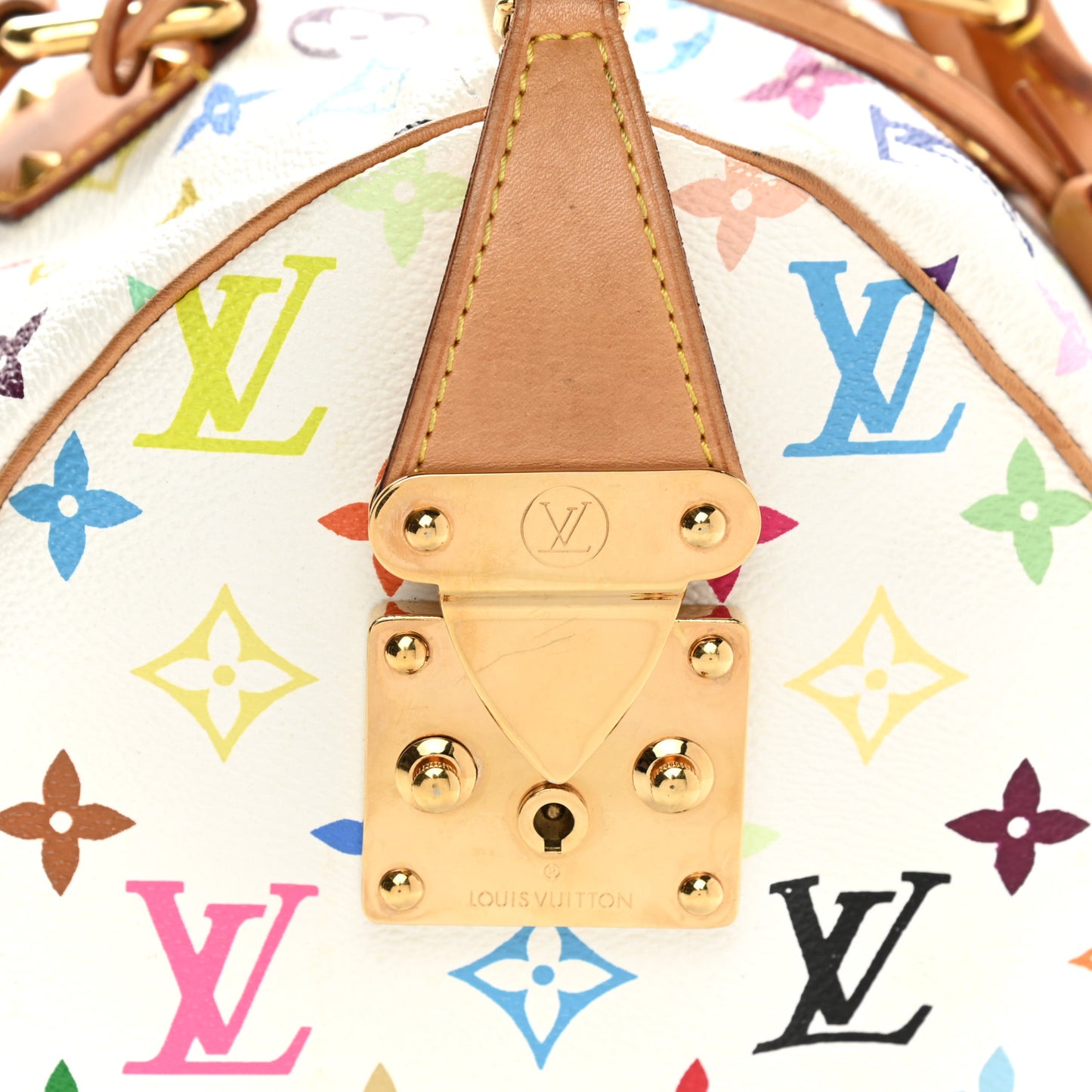 Monogram Multicolor Speedy 30 White