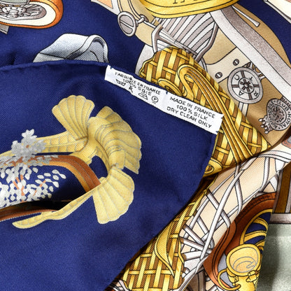 Hermes Silk Automobile Scarf 90 5 of 5