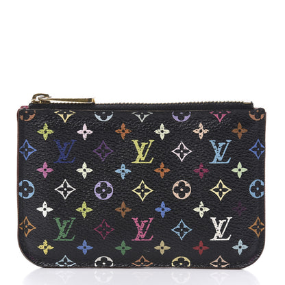 Louis Vuitton Monogram Multicolor Key Pouch Black Grenade 3 of 12