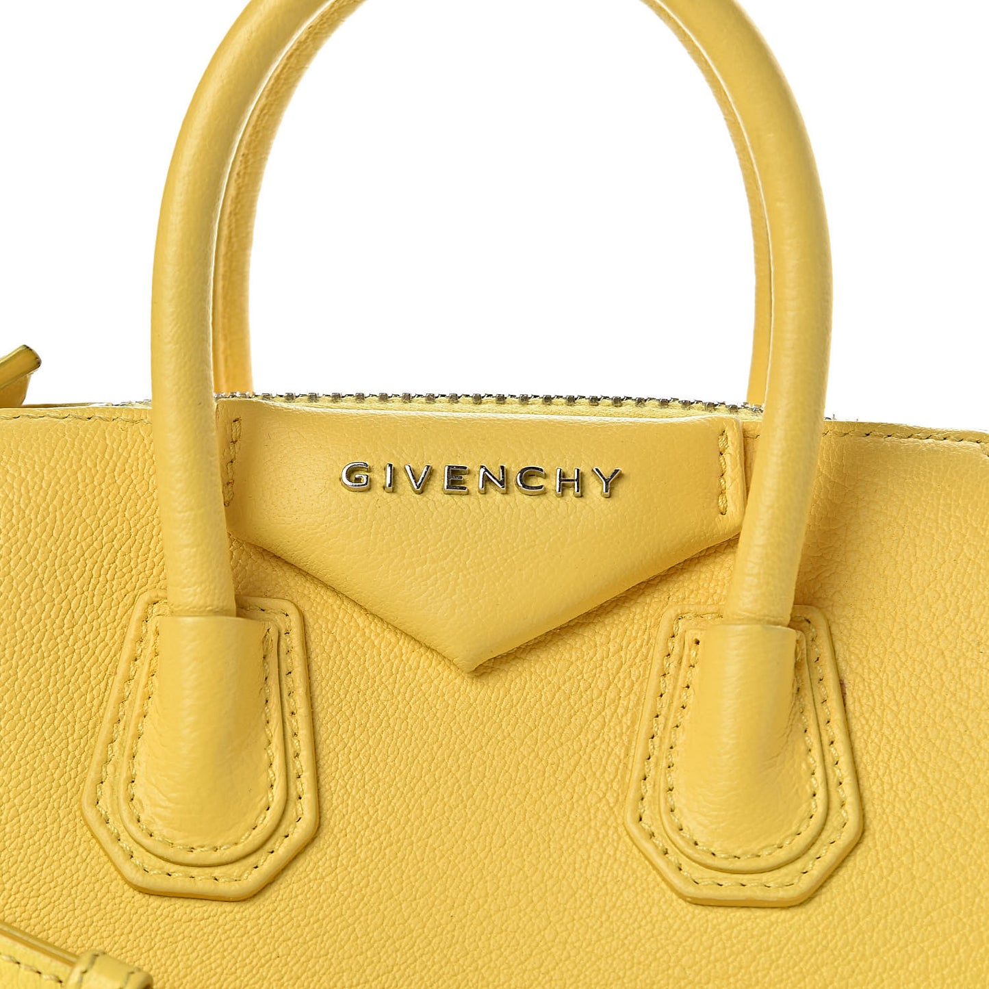 Sugar Goatskin Mini Antigona Yellow