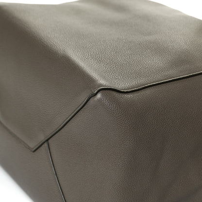 Celine Soft Grained Calfskin Small Belt Cabas Phantom Taupe 12 of 13