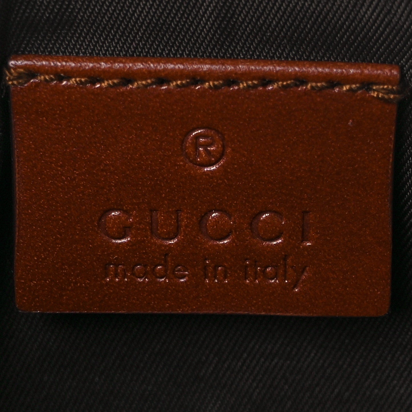 GG Supreme Monogram Key Case Brown