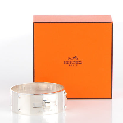 Hermes Sterling Silver Kelly MM Bracelet S 5 of 7