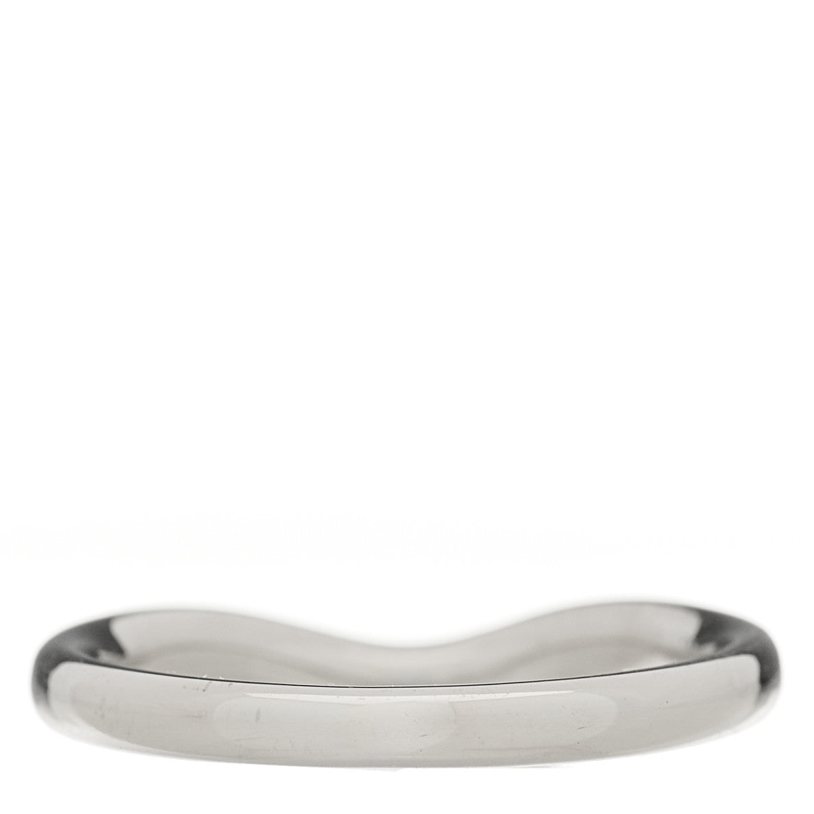 Tiffany Platinum Yellow Diamond Elsa Peretti Wedding Band Ring 49 5 3 of 5