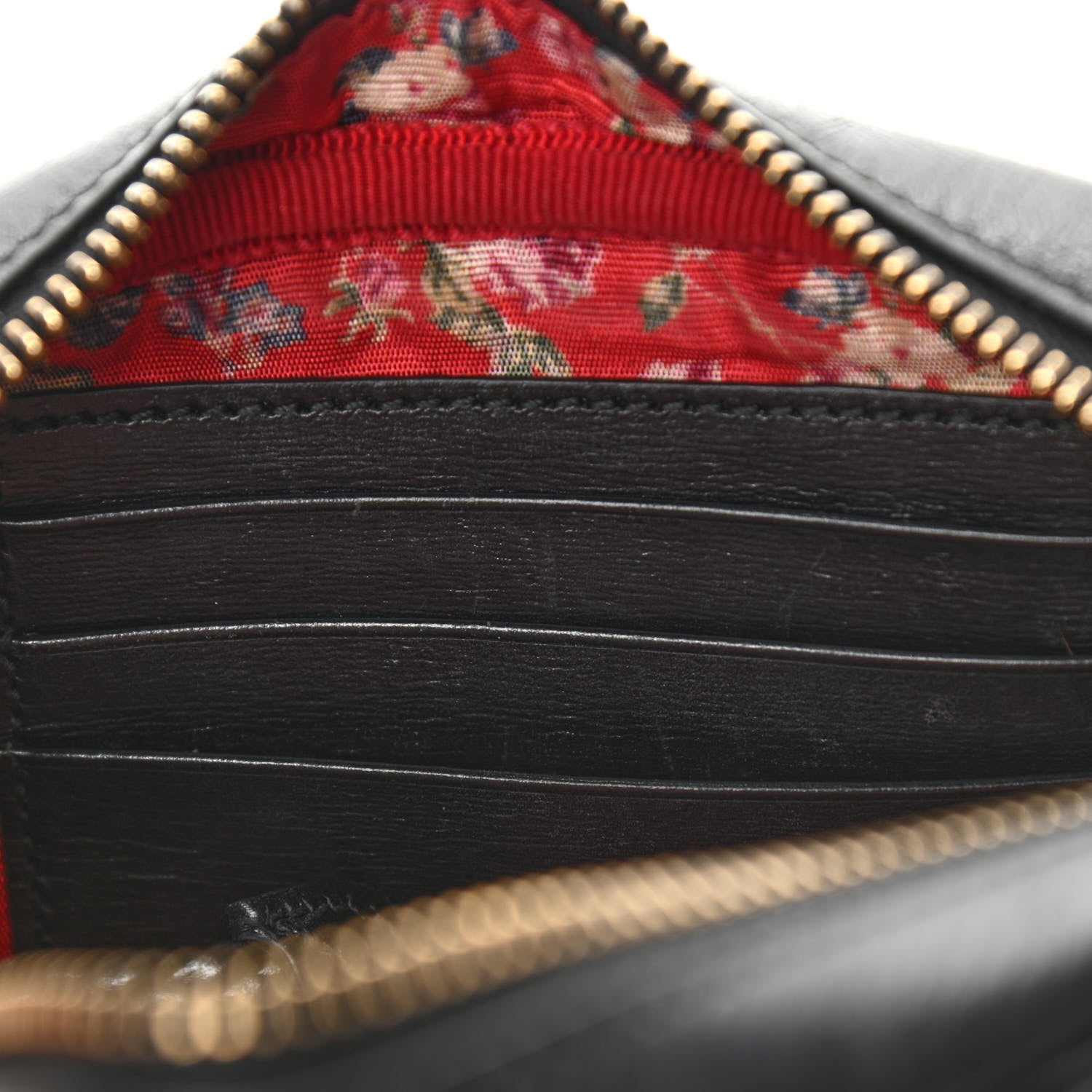Gucci Calfskin Trapuntata Web Mini GG Shoulder Bag Black 11 of 13