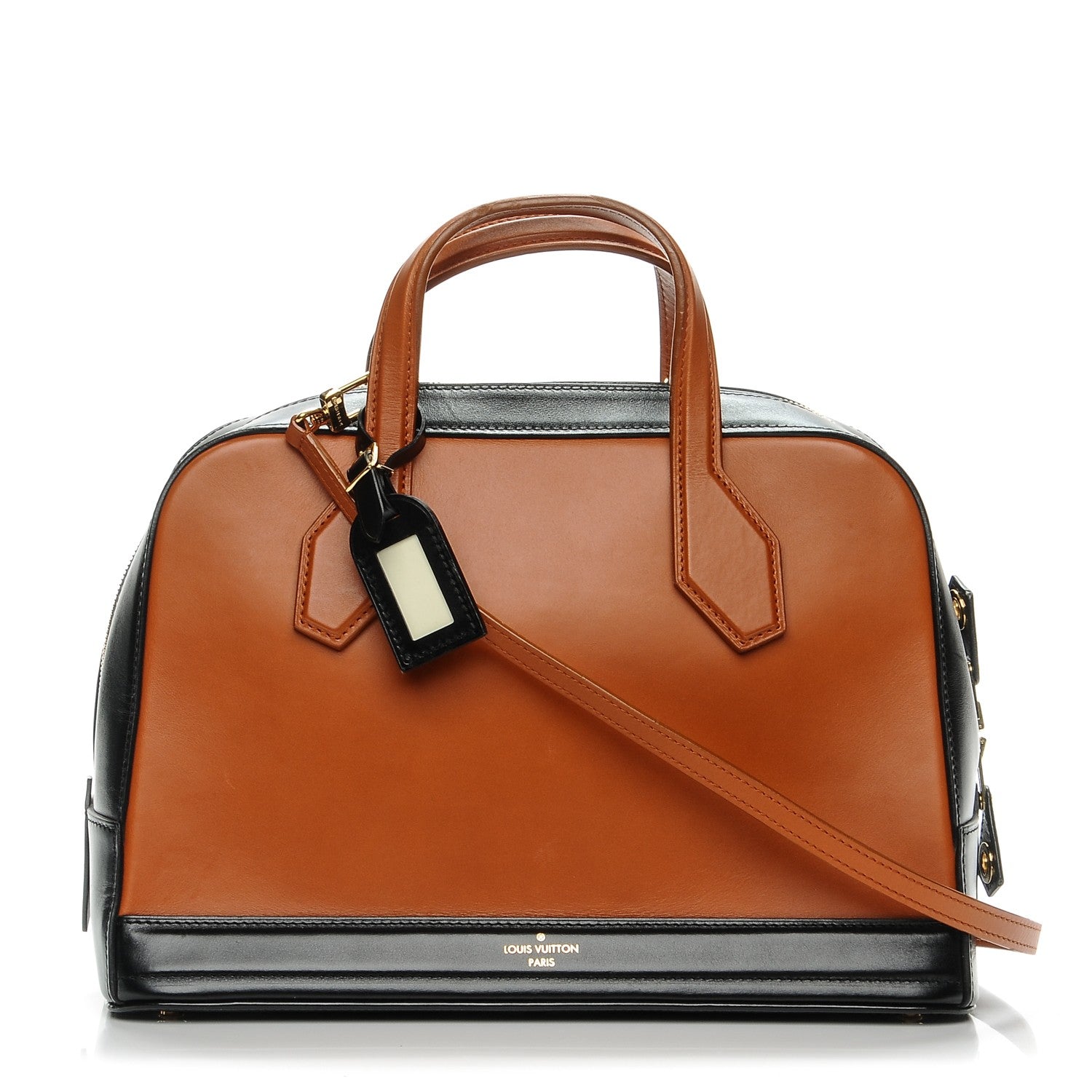 Louis Vuitton Box Calfskin Dora MM Tote Copper 1 of 7