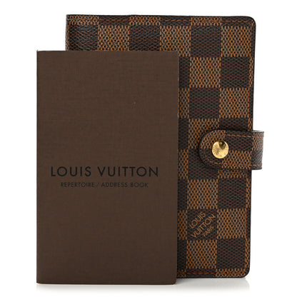 Louis Vuitton Damier Ebene Small Ring Agenda Cover 3 of 11