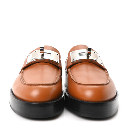 Hermes Calfskin Womens Hot Loafer 38 Naturel 3 of 10