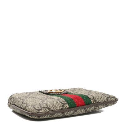 Gucci GG Supreme Monogram Web Ophidia Key Case Beige New Acero 4 of 8