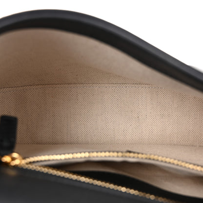 Gucci Roxy Calfskin Medium Blondie Top Handle Bag Black 5 of 10