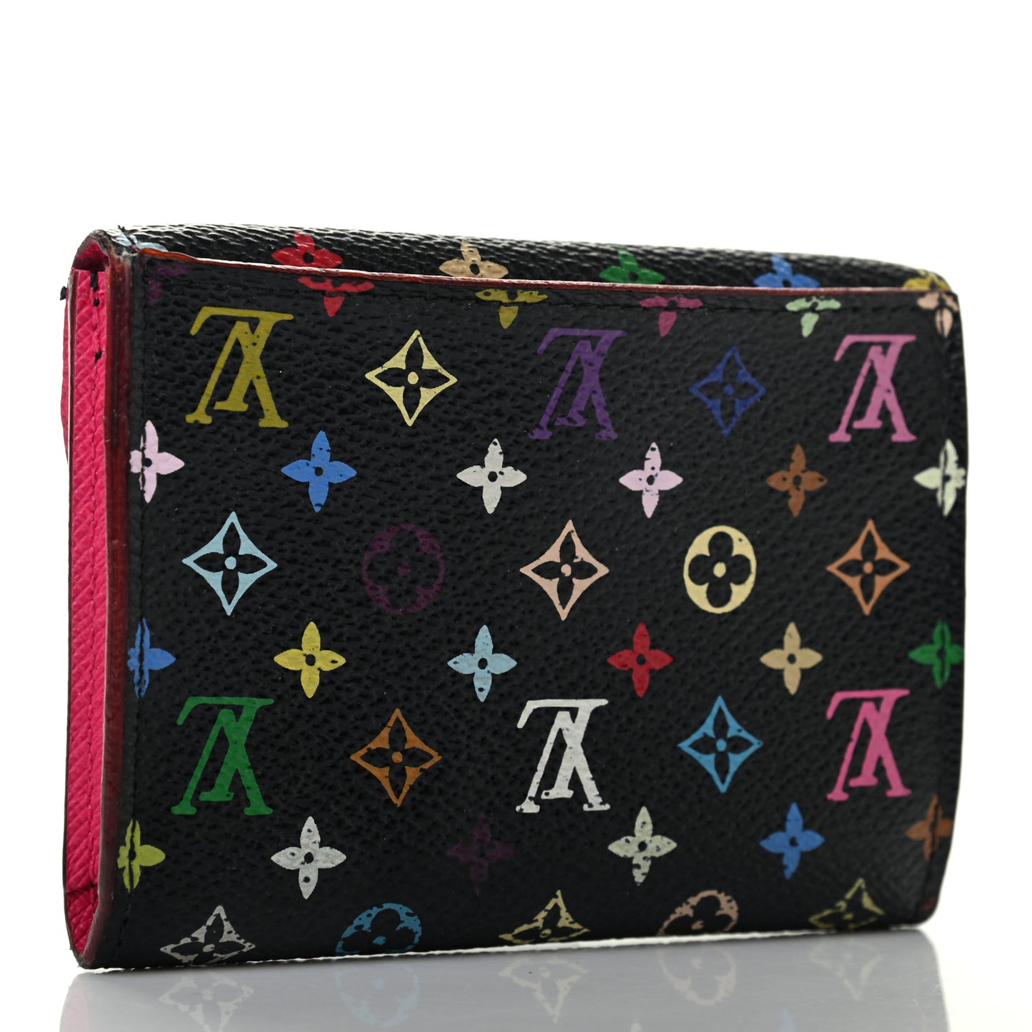 Monogram Multicolor Business Card Holder Black Grenade