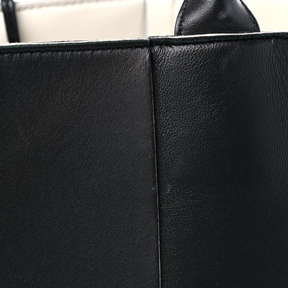 Bottega Veneta Nappa Maxi Intrecciato Arco Tote Black White 16 of 16