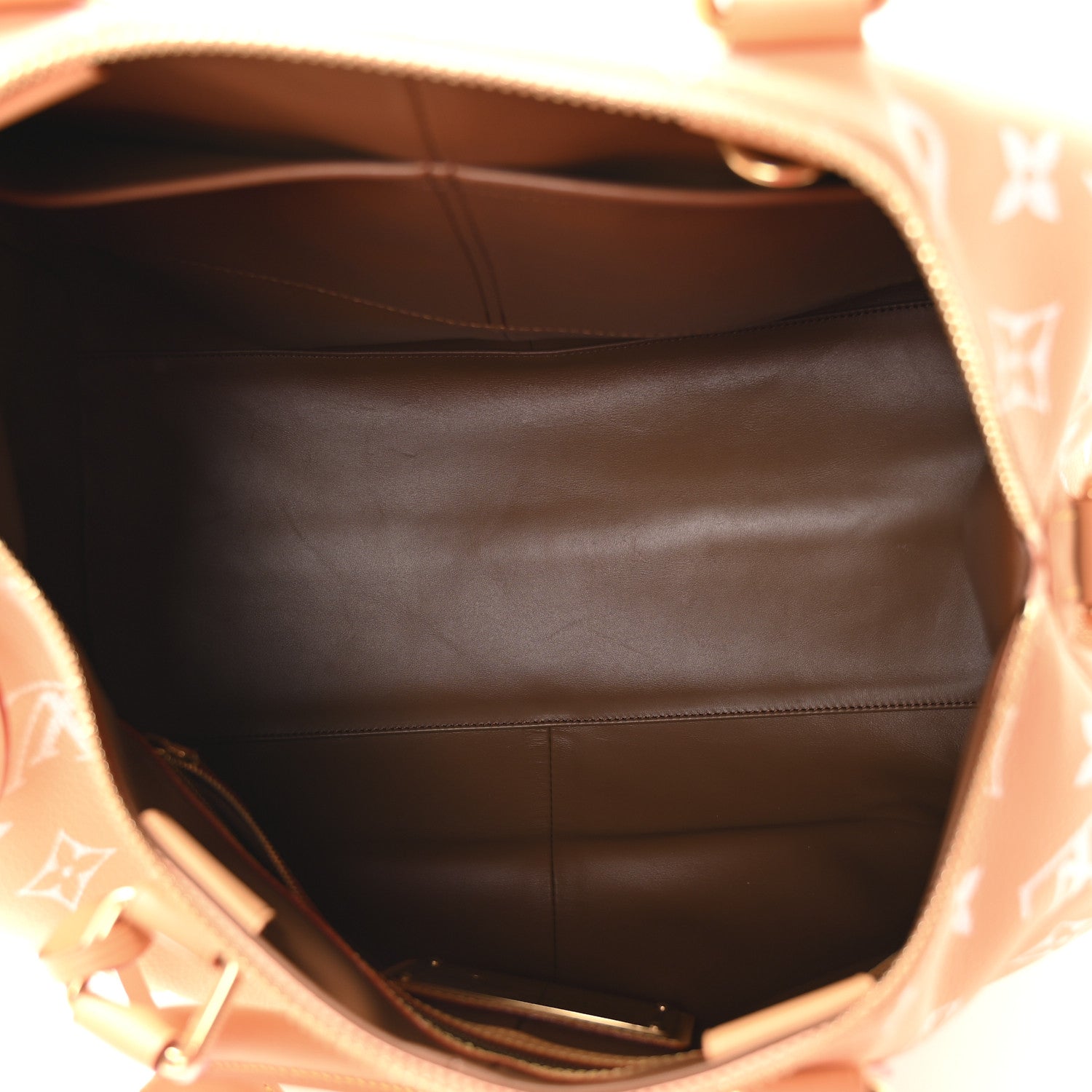 Louis Vuitton Calfskin Monogram Speedy P9 Bandouliere 40 Summer Peach 5 of 11