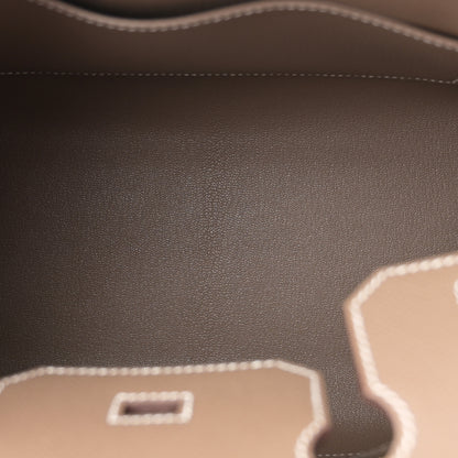 Hermes Epsom Birkin Sellier 30 Etoupe 5 of 11
