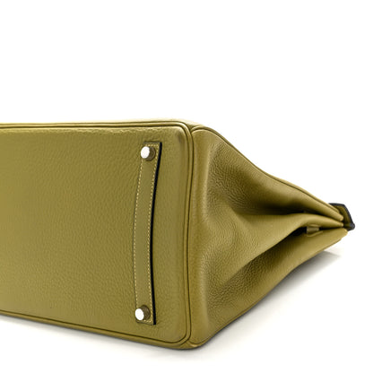 Hermes Togo Birkin 35 Chartreuse 10 of 12