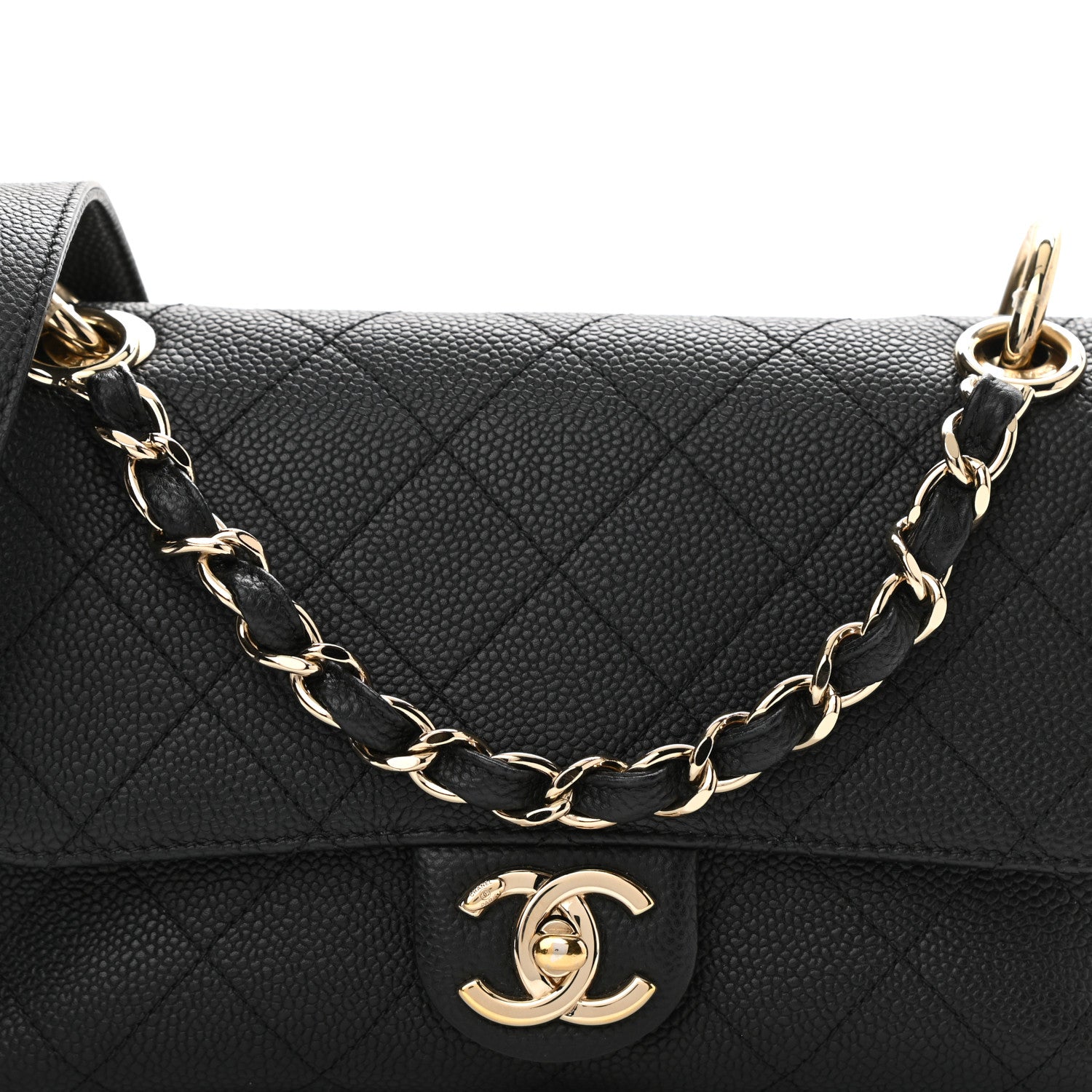 Chanel Caviar Quilted Small City Walk Flap Black 8 of 8