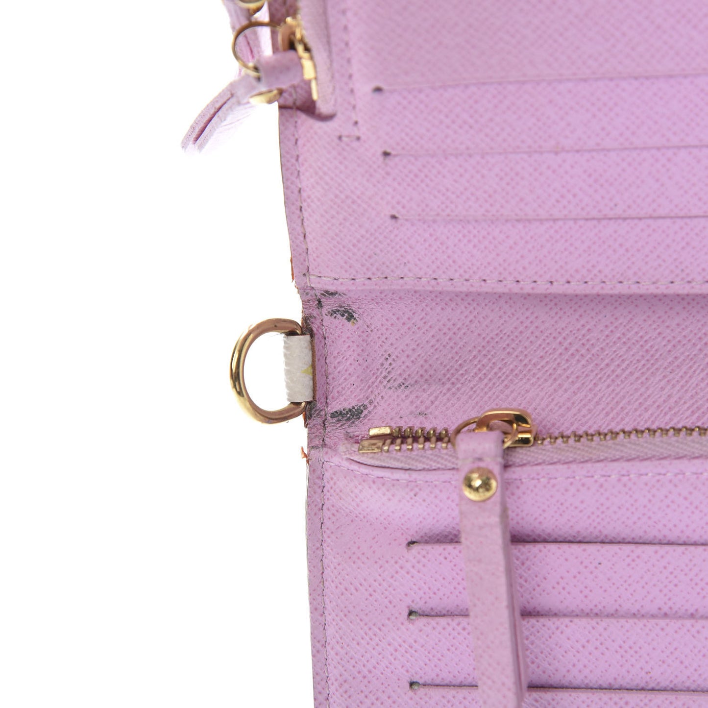 Monogram Multicolor Zippy Wallet White Litchi