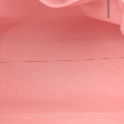 Chanel Woven Straw Raffia Small Deauville Tote Pink 5 of 12