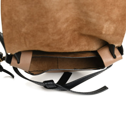 Loewe Grained Calfskin Small Gate Crossbody Bag Mocca Black 5 of 9