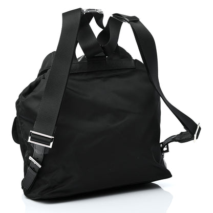 Prada Tessuto Nylon Vela Saffiano Large Backpack Black 2 of 4