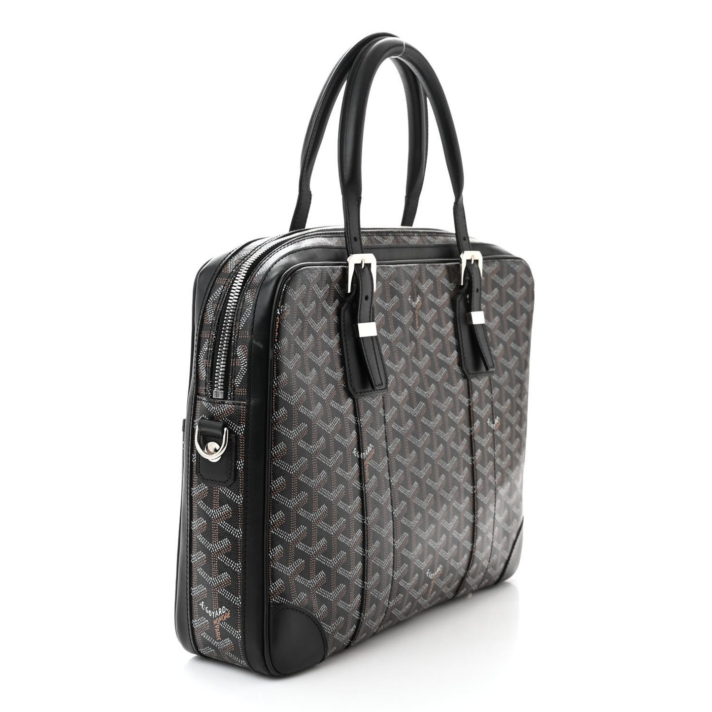 Goyardine Ambassade PM Briefcase Black