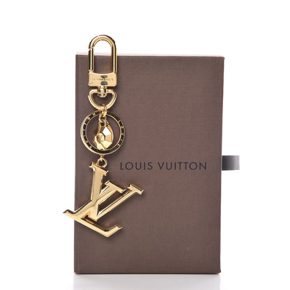 Louis Vuitton LV Facettes Bag Charm Key Holder Gold 4 of 4