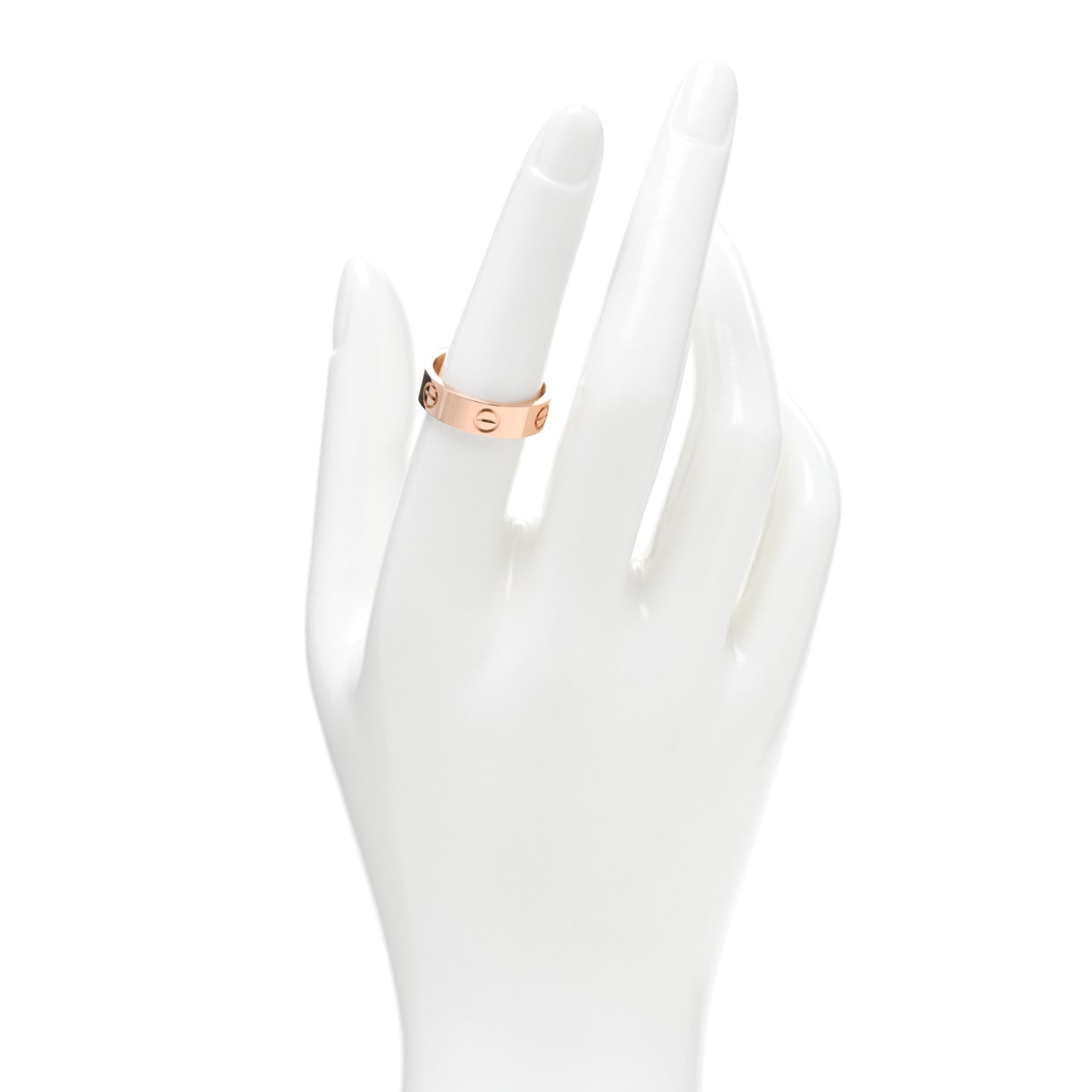 18K Pink Gold 5.5mm LOVE Ring 54 7