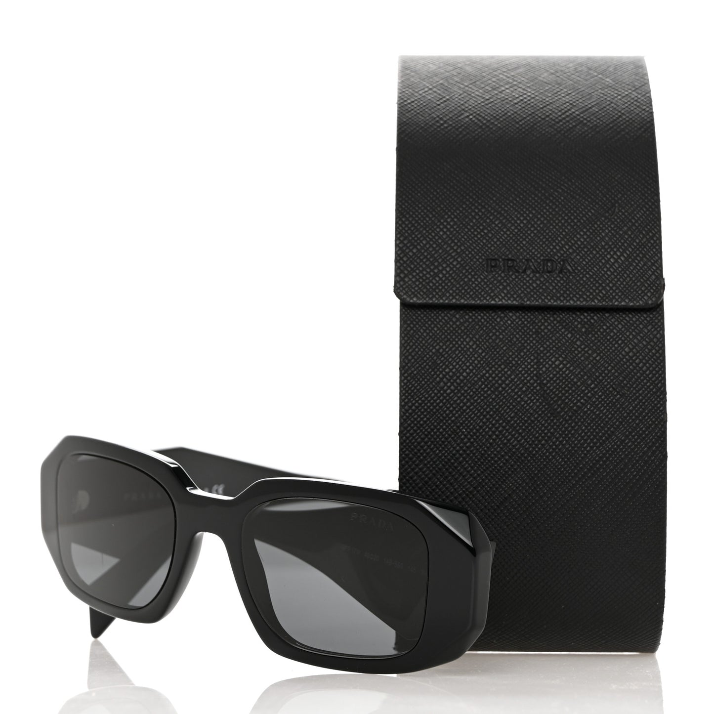 Acetate Symbole Sunglasses SPR 17W Black