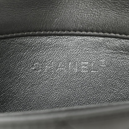 Chanel Metallic Lambskin Quilted Extra Mini Rectangular Flap Dark Silver 6 of 10