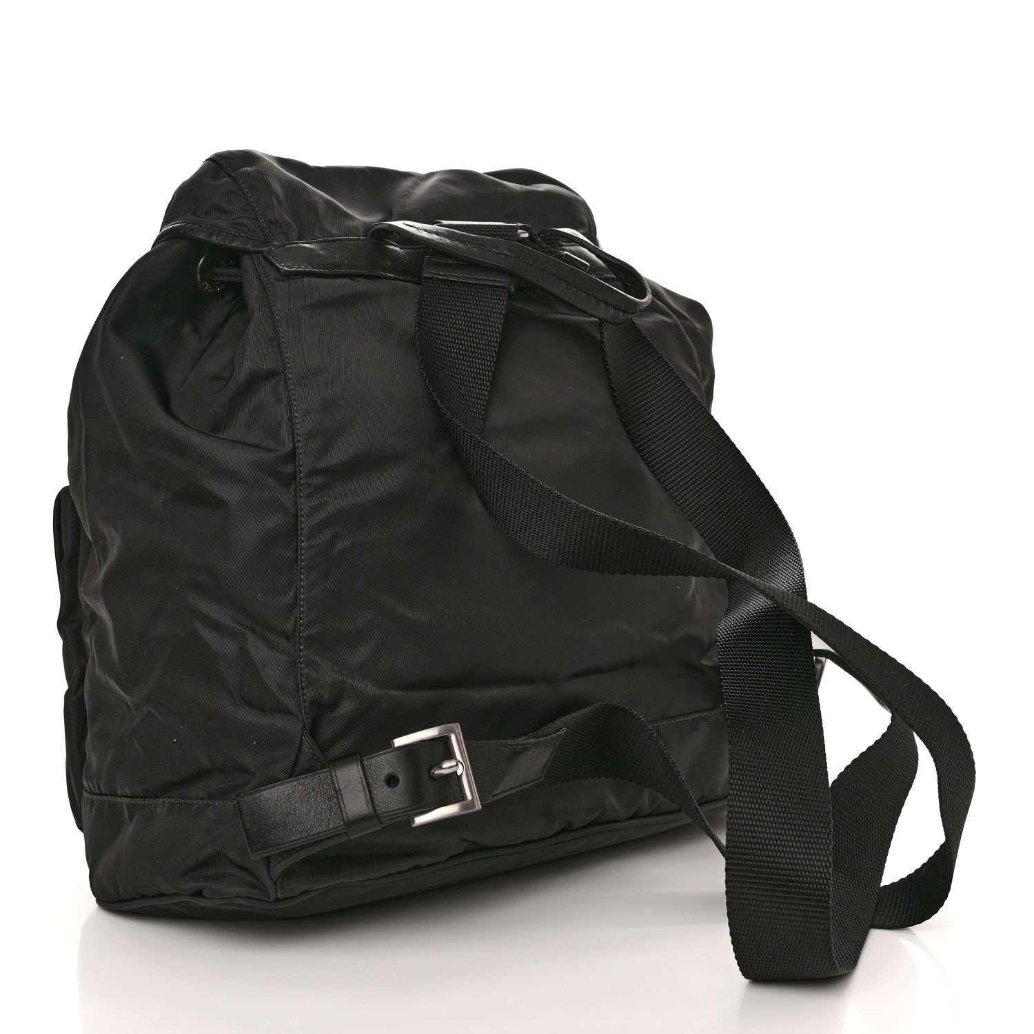 Prada Nylon Vela Medium Backpack Black 3 of 13