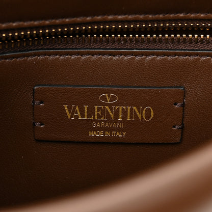 Valentino Garavani Nappa Roman Stud Shoulder Bag Teak Brown 6 of 12