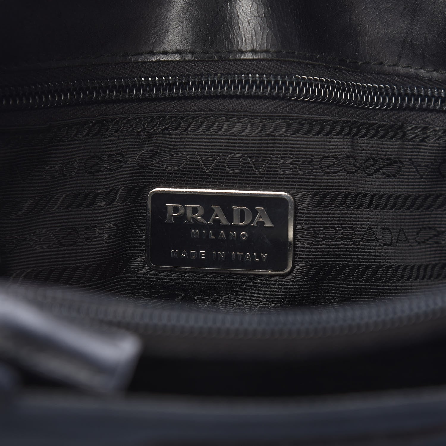 Prada Tessuto Nylon Nappa Tote Blue 6 of 17